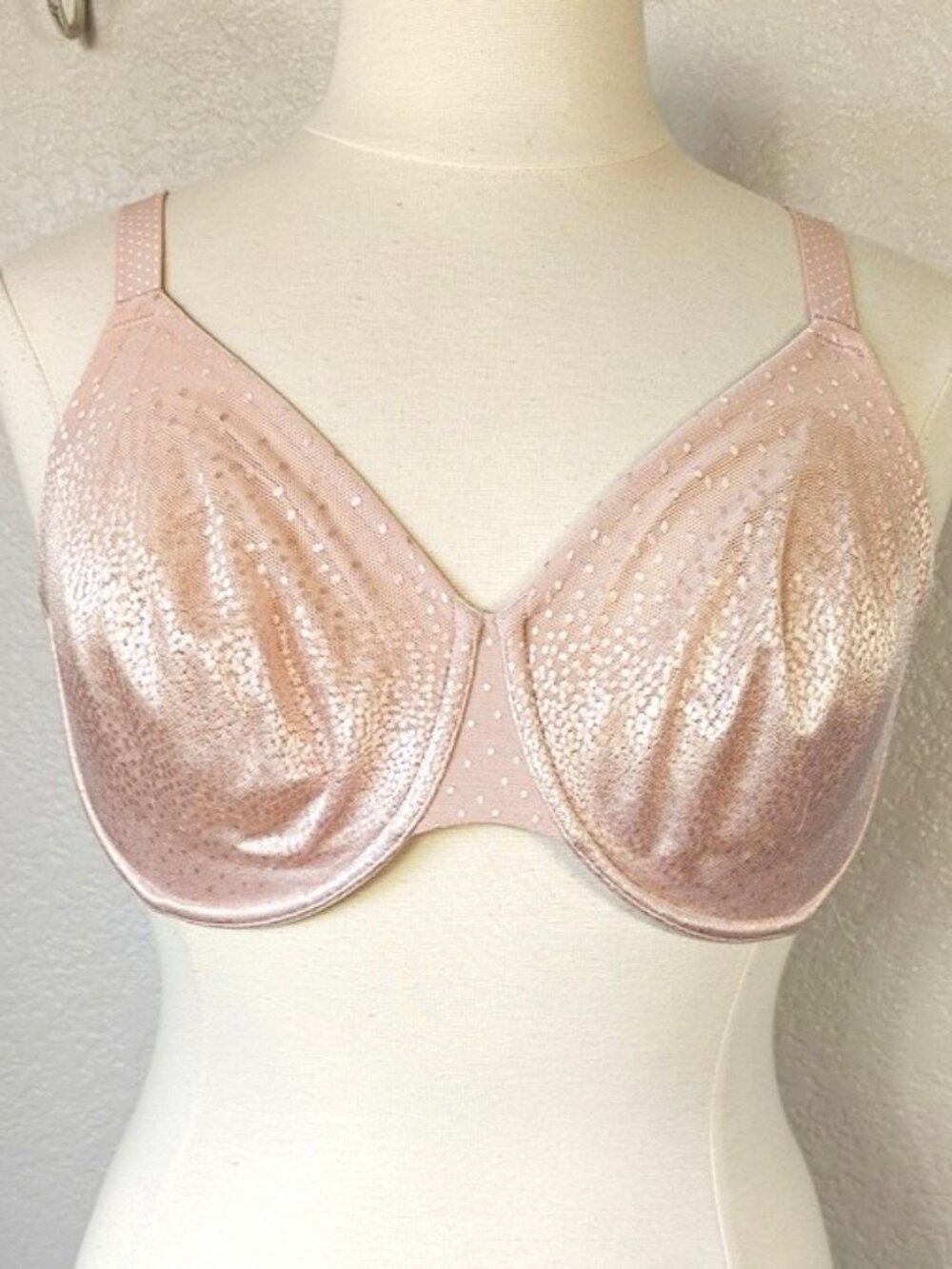 Wacoal 38DDD (F) Bra Rose Dust Back Appeal Underwire